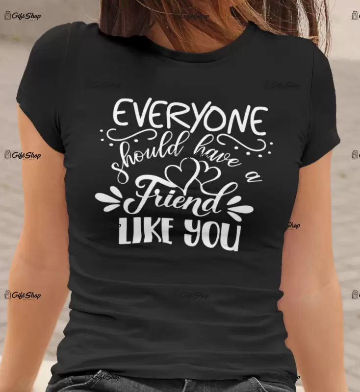 Everyone should have a friend like you , tricou cu mesaj